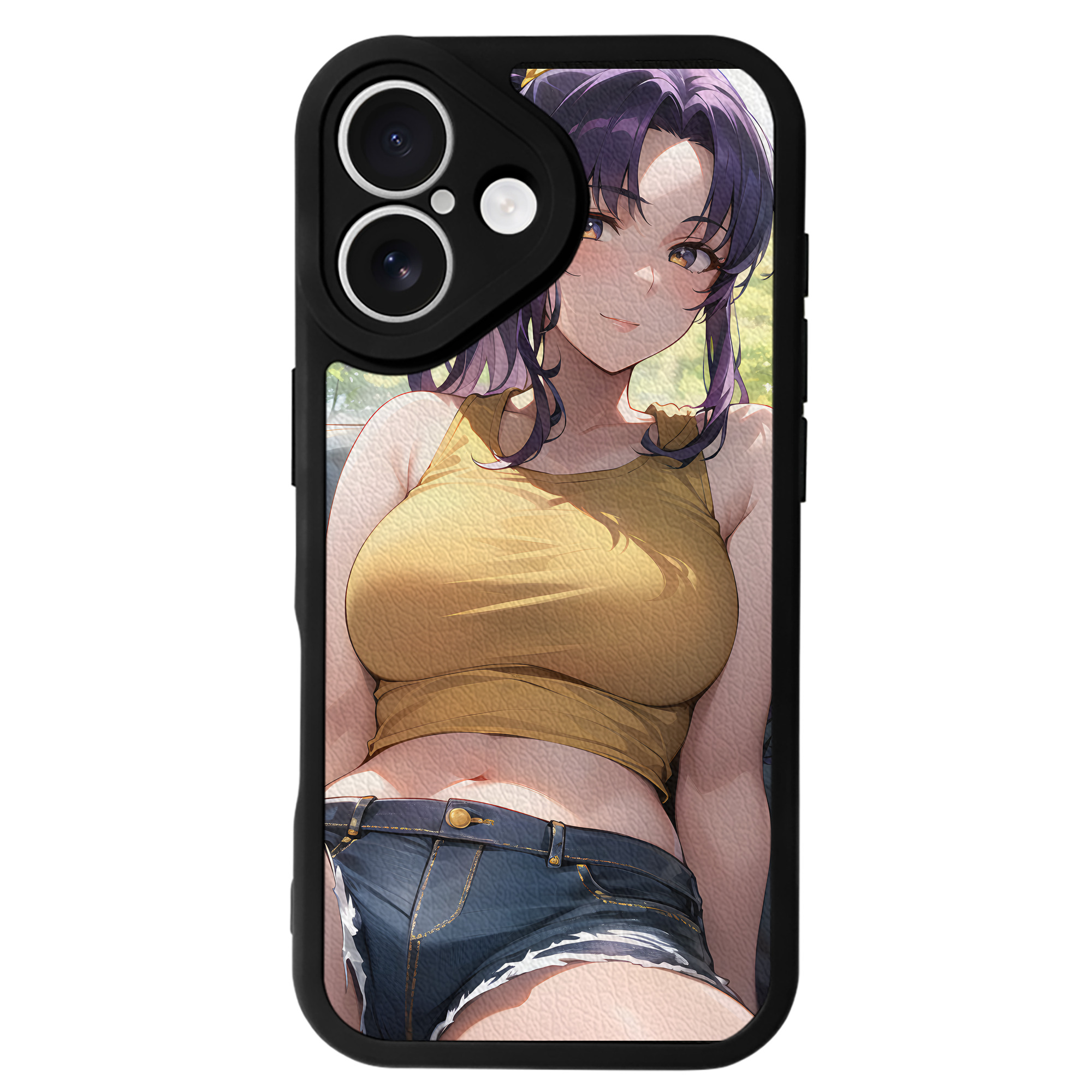 （画像用） EVA 新世紀エヴァンゲリオン 【iPhone 16シリーズ対応】シリコンスマホケース（レザー調） 材質：シリコン